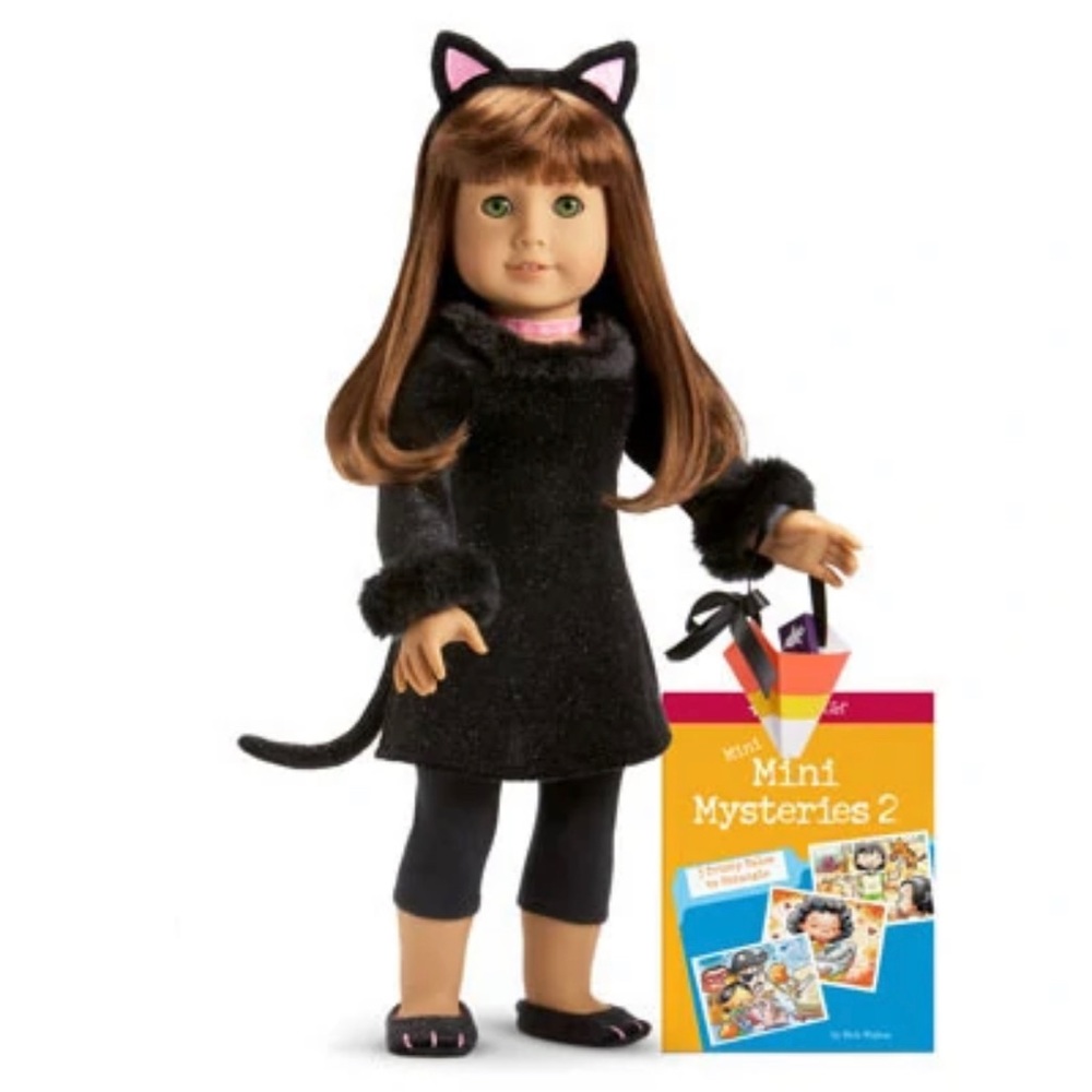 Halloween Cat Costume for Dolls